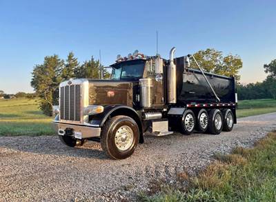2009 Peterbilt 388 Quad-Axle Dump Truck