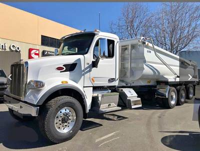 Peterbilt 567Super Tag Dump Truck