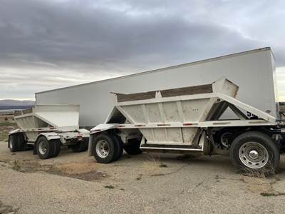 1991 Fruehauf End Dump Trailer