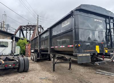 2008 MONTONE Steel End Dump Trailer
