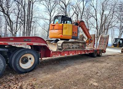 1974 Phelan 35 TON Equipment Transport Trailer