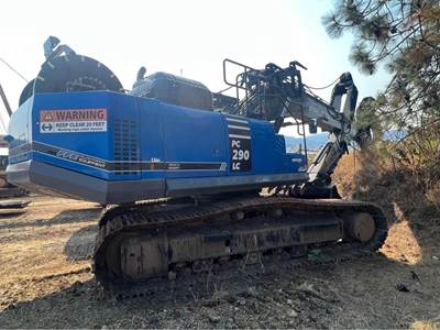 2018 Komatsu PC290LC-11 Excavator with Falcon Winch Assit