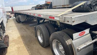 2016 TRANSCRAFT EAGLE II SUPER SPREAD AXLE FLATBED TRAILER