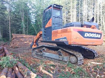 2017 Doosan DX300 Log Loader