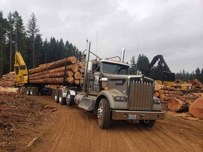 2021 Kenworth W900B Logging Truck
