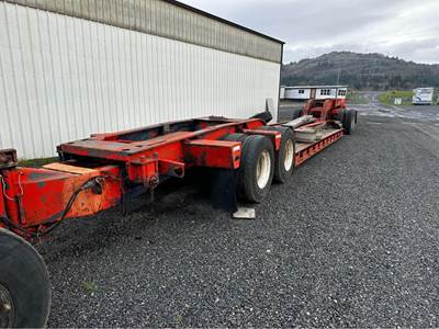Portable Rock Lowboy Trailer