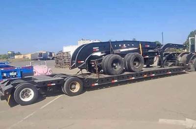 1994 Cozad 16 Tire Lowboy Trailer