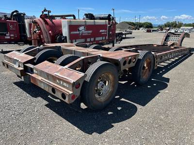 1974 Cozad 16 Tire Lowboy Trailer