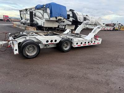 2000 Cozad 16 Tire Jeep and Basket Lowboy Trailer