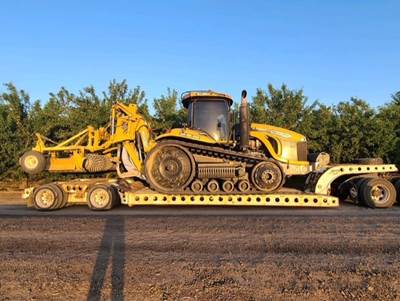 1985 Cozad 44 -Ton Lowboy Trailer - 16 Tires