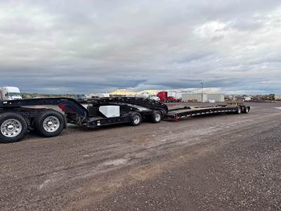 2004 Cozad 65 TON 2+1 Lowboy Trailer