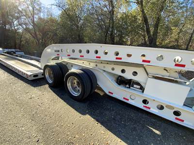 1989 Cozad 8 Axle Lowboy Trailer