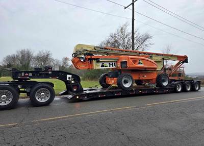 2014 Fontaine 55 TON FLIP AXLE Lowboy Trailer