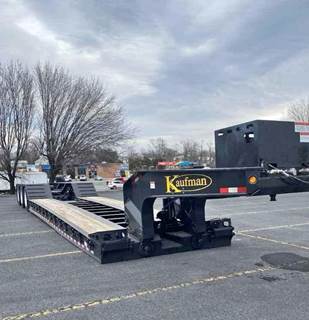 2023 Kaufman 55 ton Delux Lowboy Trailer