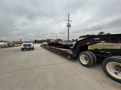 1991 Load King 75 ton Lowboy Trailer