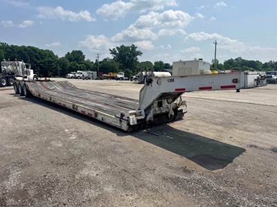 1989 Talbert T3DW-40-HRG-1-T1-RP 40-ton Lowboy Trailer