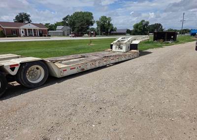 1996 Trail King 60 TON Lowboy Trailer