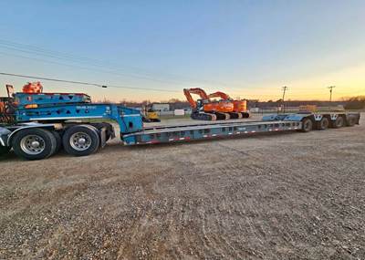 2006 Trail King TK130HDG 3+2 Lowboy Trailer