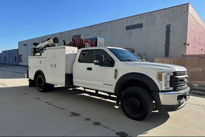 2018 Ford F550 XLT Super Duty 4x4 Extended Cab Mechanic / Service Truck