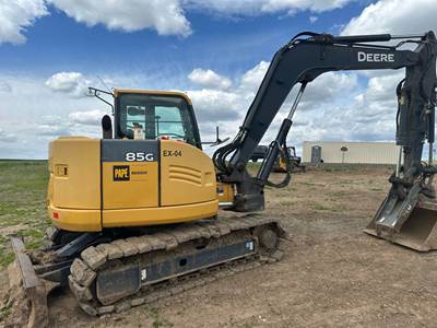 John Deere 85G Mini Excavator with Blade