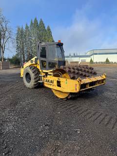 2008 Sakai SV510TF Padfoot Roller Compactor w/ Smooth Drum Kit