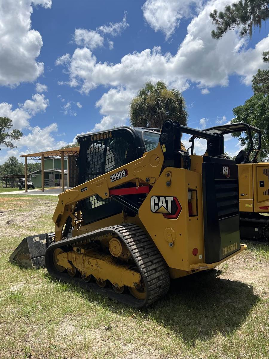 2021 Caterpillar 259D3 Tracked Skid Steer For Sale, 365 Hours Orlando