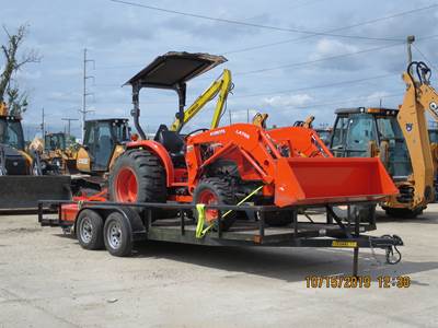 2017 Kubota L4701DT Tractor - Mower-Auger-Grading Chisel