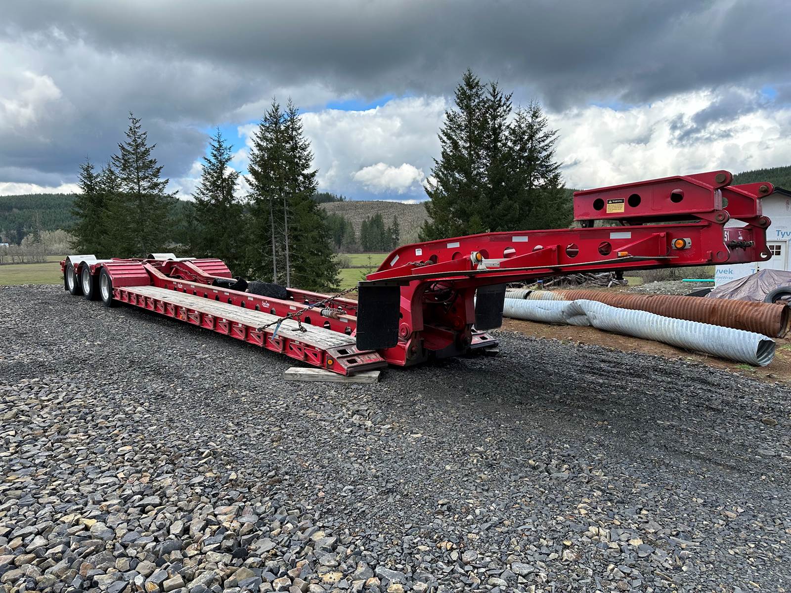1990 Aspen 60 Ton Lowboy Trailer For Sale Chehalis, WA 12934197