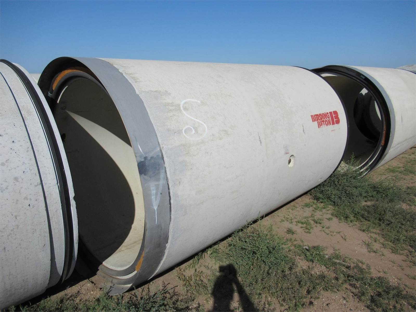 2018 BERDING BENTON 60 X 120 PRESSURE WATER CONCRETE PIPE For Sale