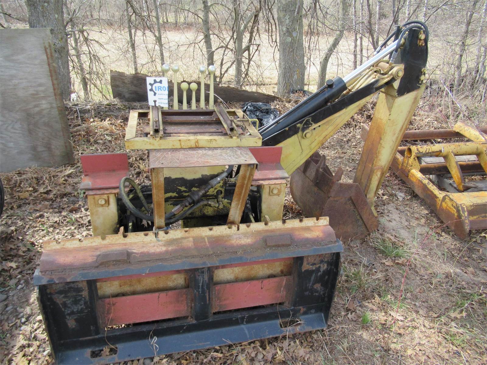 Custom Made SKID STEER BACKHOE ATTACHMENT Backhoe Attachment For Sale Elk River, MN PERLS121