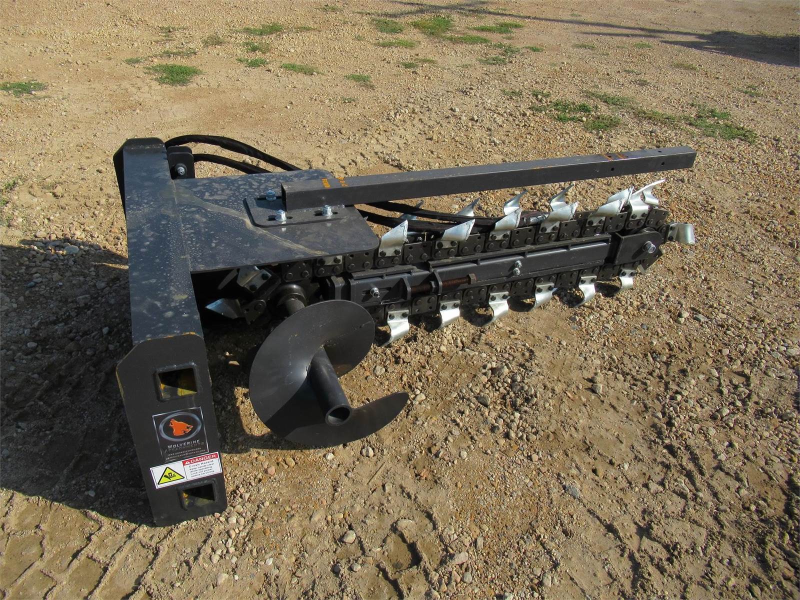 2023 Wolverine SKID STEER TRENCHER 4.5 FT BAR Trencher Attachment For