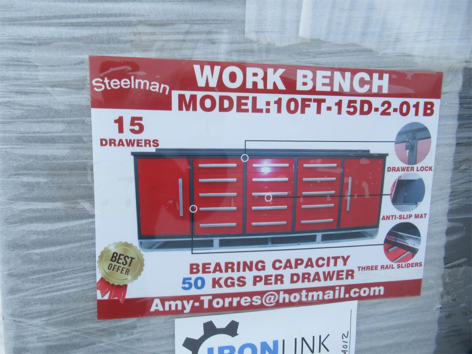 2022 Steelman 10FT15D2 WORK BENCH Workbench For Sale Binford, ND