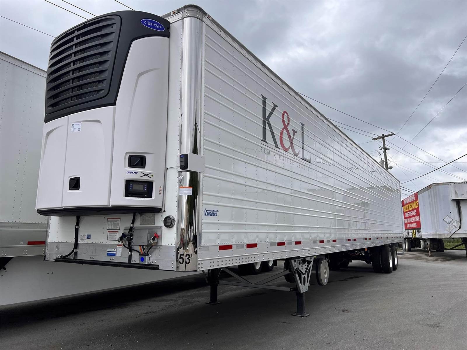2023 CIMC 53 ft Reefer Trailer Sliding Axle, Swing Door, Carrier For