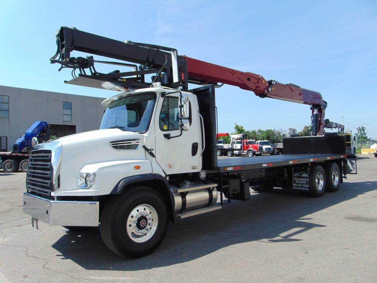 2023 Freightliner 114SD 35Ton Crane Truck 2022 PM PL74 Knuckle Boom