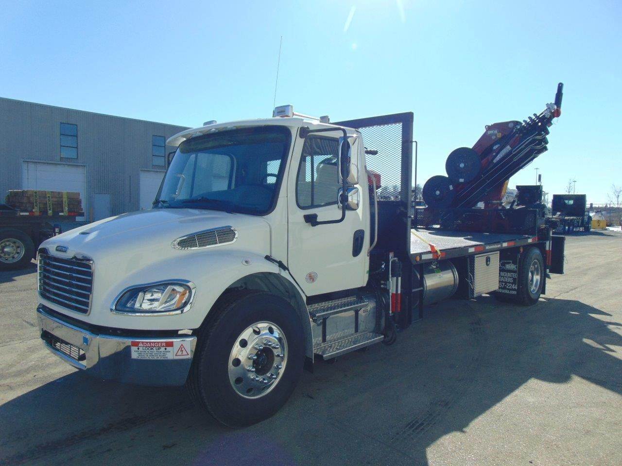 2023 Freightliner M2 106 Crane Truck 2022 BIK TC70 Knuckle Boom Crane For Sale Milford, MA