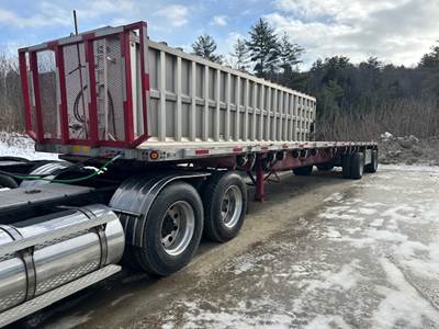 1997 UTILITY 48X102 SPREAD AXLE Flatbed Trailer