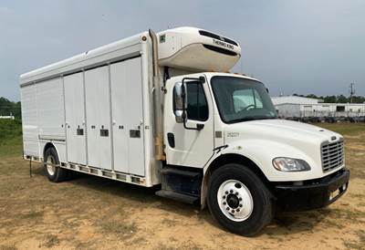 2019 FREIGHTLINER M2-106 10-BAY BEVERAGE TRUCK, 6 REFRIGERATED BAYS + 4 NON-REFRIGERATED, NON-CDL