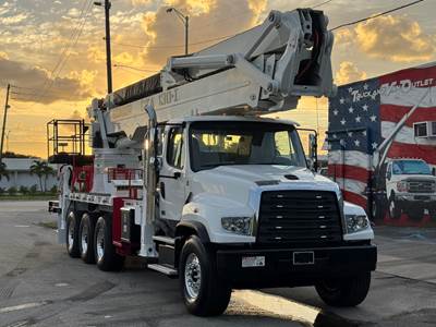 2018 VERSALIFT CONDOR CTA-130-I 129' BOOM, INSULATED, 1,500 LBS MATERIAL HANDLING JIB, LOW MILES & HOURS