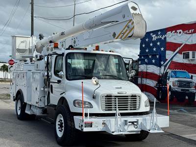 Altec AA55E 61' Bucket Mounted on 2016 Freightliner M2, Material Handling Jib, 1-Owner