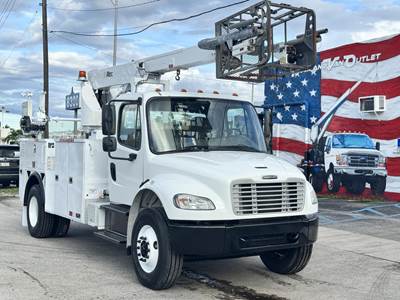 2019 Freightliner M2-106 Cable Placing Bucket / Altec T40P Aerial Lift / Cummins