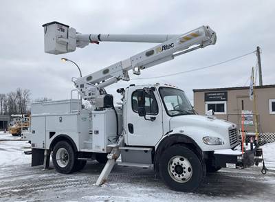 2016 Freightliner M2 106 Equipped with Altec L42M Boom, 47' Working Height, Material Handling Jib, 3 In Stock