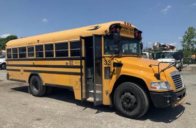 2013 BLUEBIRD VISION PASSENGER BUS, RATED FOR 48 PAX, CUMMINS ENGINE, ALLISON AUTOMATIC, LOW MILES, CLEAN