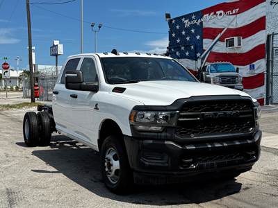 2023 RAM 3500 Tradesman Crew Cab Cab & Chassis Truck, Cummins Power, Aisin Transmission, 1-Owner, Clean Carfax