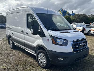2023 FORD E-TRANSIT 350 SERIES MIDROOF CARGO VAN, ELECTRIC DRIVE, ONLy 750 ORIGINAL MILES, FACTORY WARRANTY, LIKE NEW CONDITION