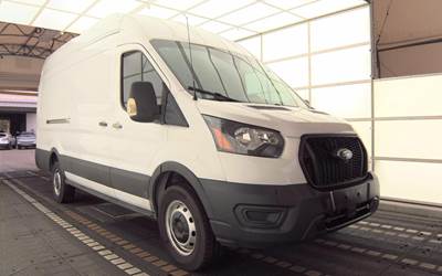 2023 FORD TRANSIT T-350 CARGO VAN, HIGH ROOF, EXTENDED, 3.5L V6, 10-SPEED AUTO, 1-OWNER, CLEAN CARFAX