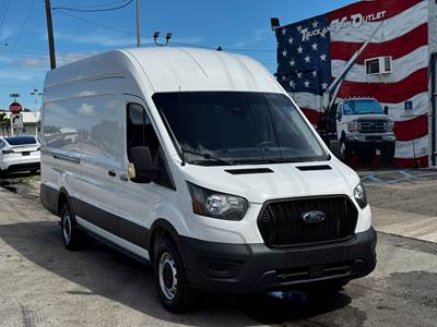 2023 FORD TRANSIT T-350 CARGO VAN, HIGH ROOF, EXTENDED, 3.5L V6, 10-SPEED AUTO, 1-OWNER, CLEAN CARFAX