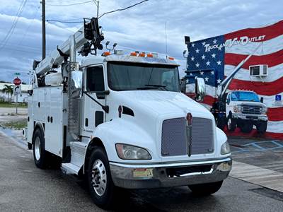 2017 IMT Dominator 7500-30 Crane Body / KW T270 Mechanic Truck / 300 HP / Auto / Non-CDL