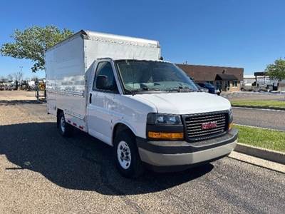2021 GMC Savana 3500 Cutaway, 12' Boox, V6, 8-Speed Automatic, 1-Owner, Fleet Maintained, Clean Carfax.
