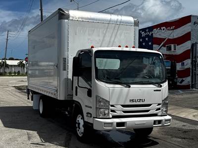 2020 ISUZU NPR EFI 16' BOX TRUCK, GAS POWER, 16' MORGAN BODY, 2,500 LBS LIFTGATE, 1-OWNER, FLEET MAINTAINED