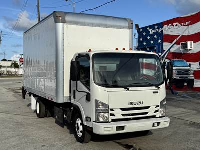 Isuzu NPR HD 6 ft Box Truck - 215HP, 6 Speed Automatic, Roll up Door, Liftgate